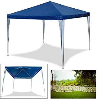 HG® 3 x 3 m pérgolas boda Carpa Tienda para playa camping jardín resistente al agua Pavillion- azul